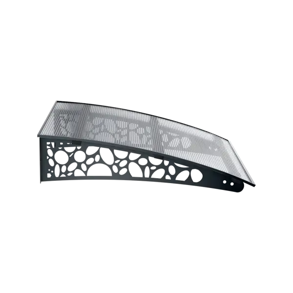 Çakıl Taşı Pratik Sundurma — şeffaf panel, üstten görünüm